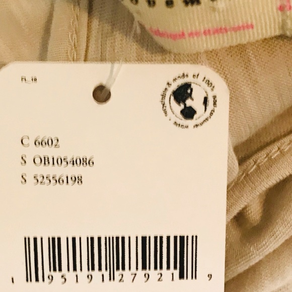 Free People Movement Fringed Poncho Creme Size Small - Picture 10 of 14